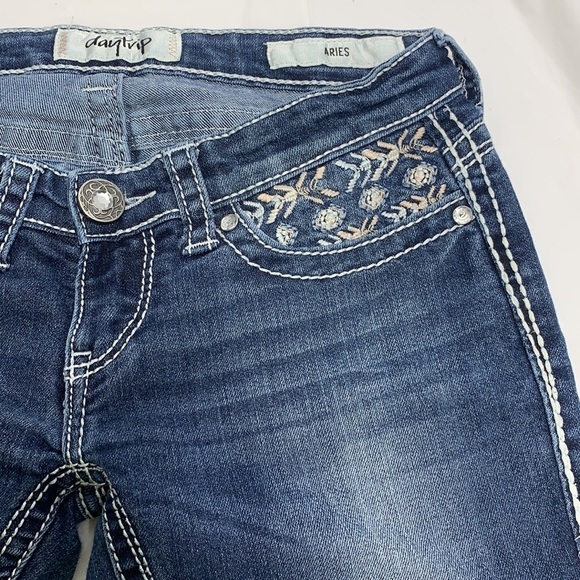 WOMEN’S Daytrip Aries Blue Straight Leg Jeans Size 26 - Picture 7 of 10